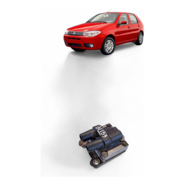 Bobina Ignição C/ Suporte Fiat Uno Palio Fire 1.0 1.3 01/06