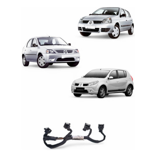 Chicote Injeção Renault Clio Sandero Logan 1.0 2007/2014