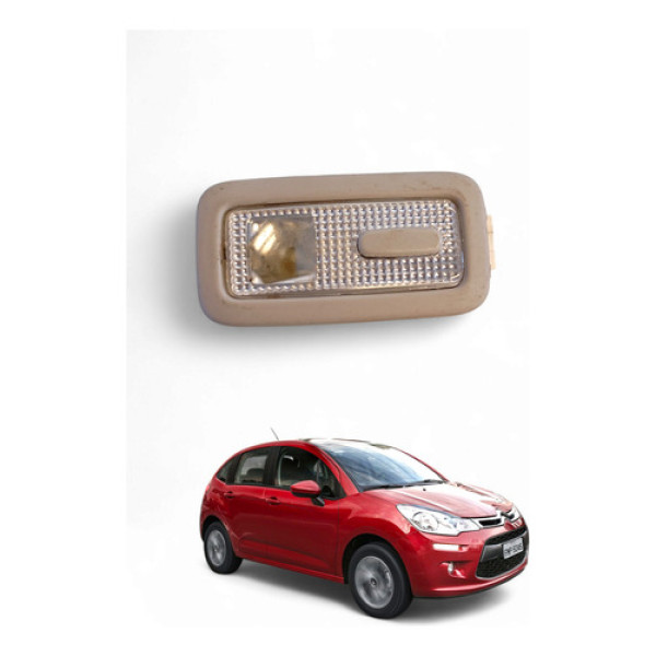 Luz Teto Cortesia Citroen C3 1.5 2014 9674191077