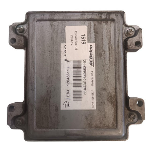 Módulo Injeção Gm Cobalt 1.4 Flex 2014/15 E8312645611