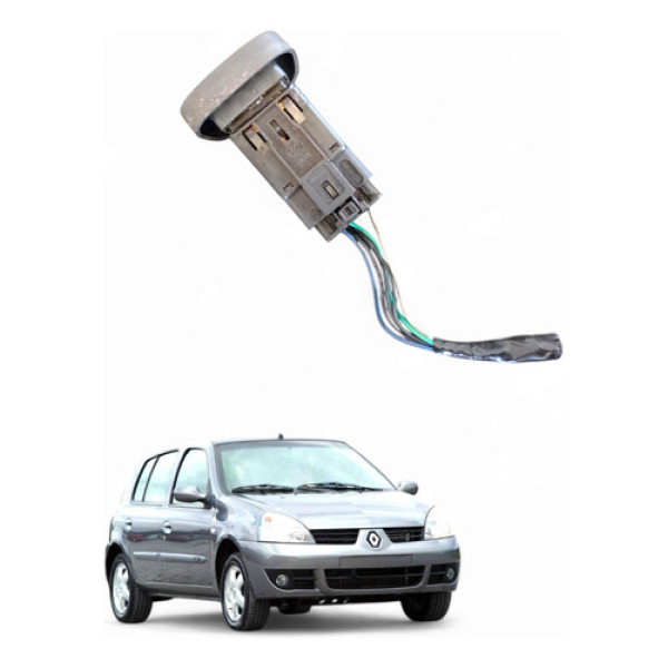 Botão Pisca Alerta Renault Clio 2008/2009