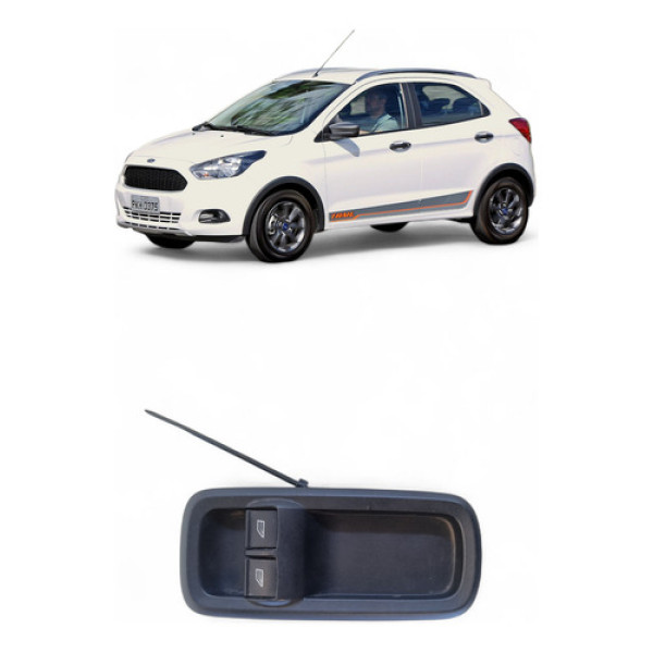 Botão Vidro Dianteiro Esquerdo Ford Ka 2017