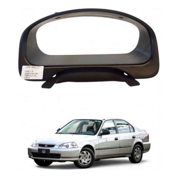 Moldura Painel Central Velocímetro Honda Civic 1.6 1996/99