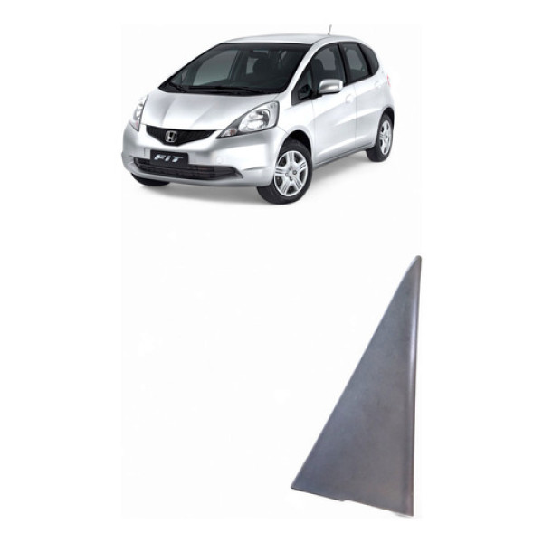 Moldura Retrovisor Esquerdo Honda Fit 2012 Lote182 4917