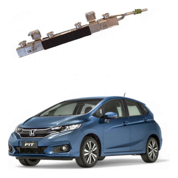 Flauta Bico Injetor Honda Fit 1.5 2015/2020 17214405