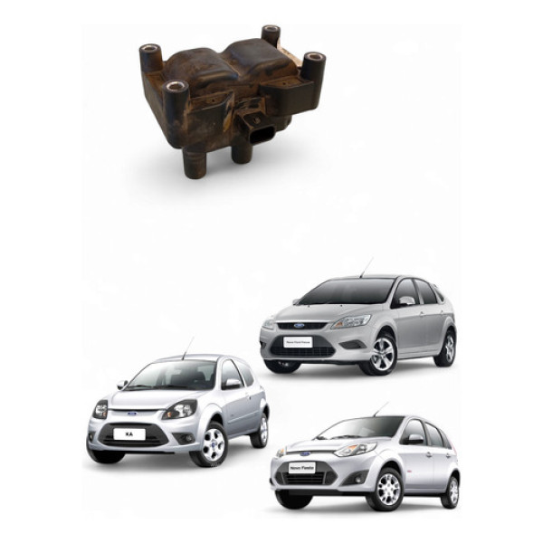 Bobina Ignição Ford Fiesta Focus 1.6 Ka 1.0 08/13 0221503485