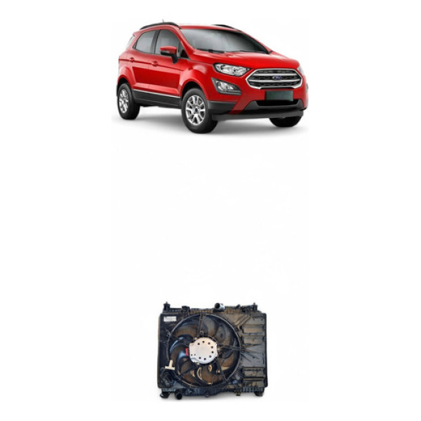 Radiador C/ventoinha Ford Ecosport 1.5 2018/2019 Gn158t000ad