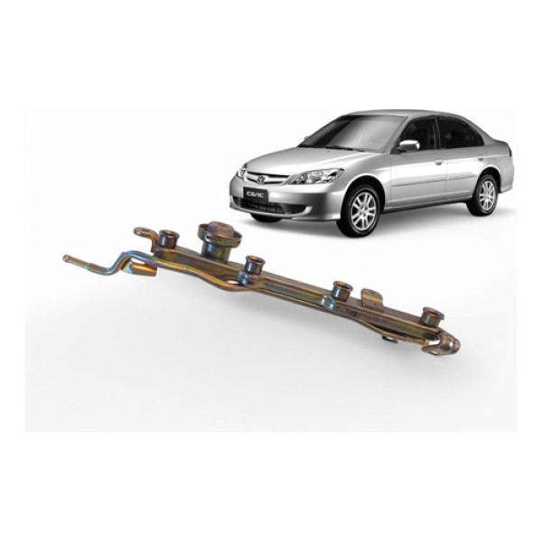 Flauta Bico Injetor Honda Civic 1.7 2001/2006 Gasolina