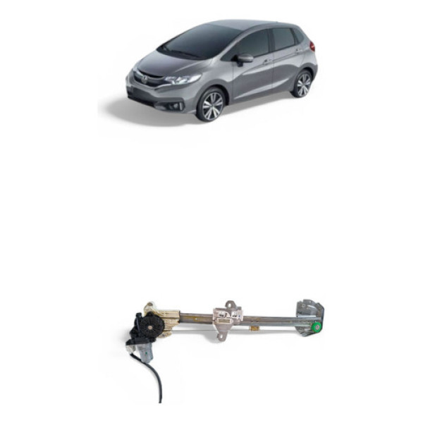 Máquina Vidro Elétrico Trás Direita Honda Fit 2019