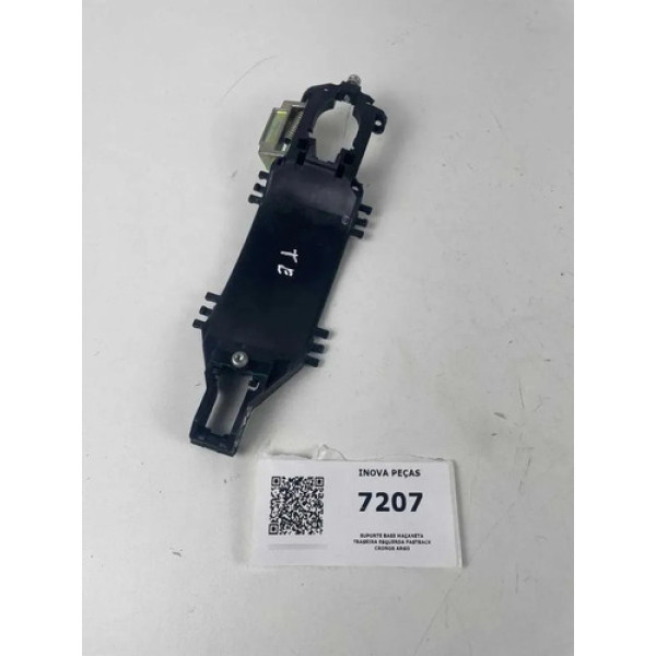 Suporte Base Maçaneta Traseira Esquerda Fastback Cronos Argo Preto Dianteira/traseira