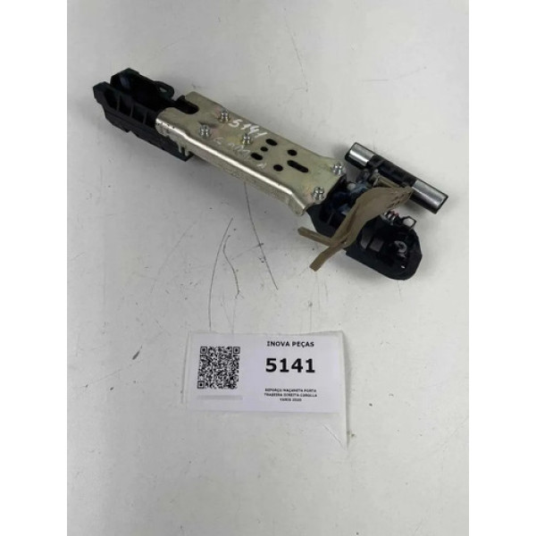 Reforço Maçaneta Porta Traseira Direita Corolla Yaris 2020 Branco Dianteira/traseira