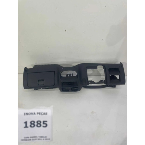 Capa Painel Tabelie Inferior Clio 2011 A 2016 Preto