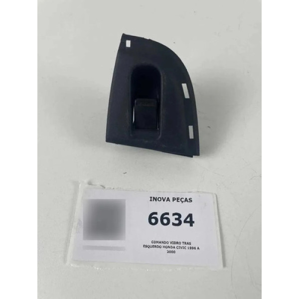 Comando Vidro Tras Esquerdo Honda Civic 1996 A 2000