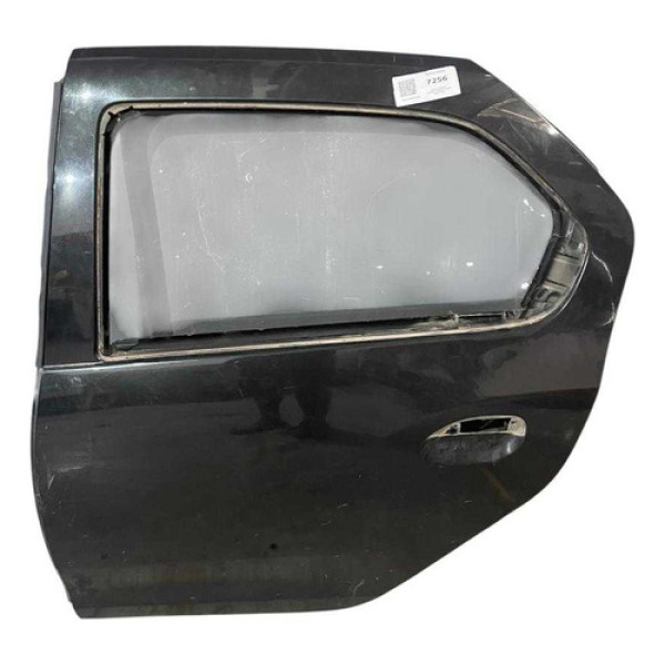 Porta Traseira Esquerda Renault Logan 2015 A 2022 Traseira Esquerdo Preto