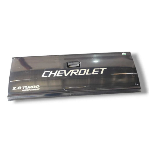 Tampa Caçamba Mala Chevrolet S10 1995 2011 Pelada Detalhe Cinza