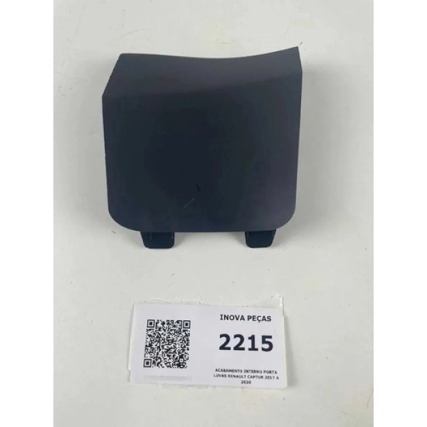 Acabamento Interno Porta Luvas Renault Captur 2017 A 2020 Preto