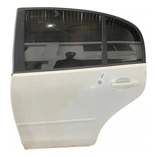 Porta Traseira Esquerda Vw Polo Sedan 2008 2014 Pelada Traseira Esquerdo Branco