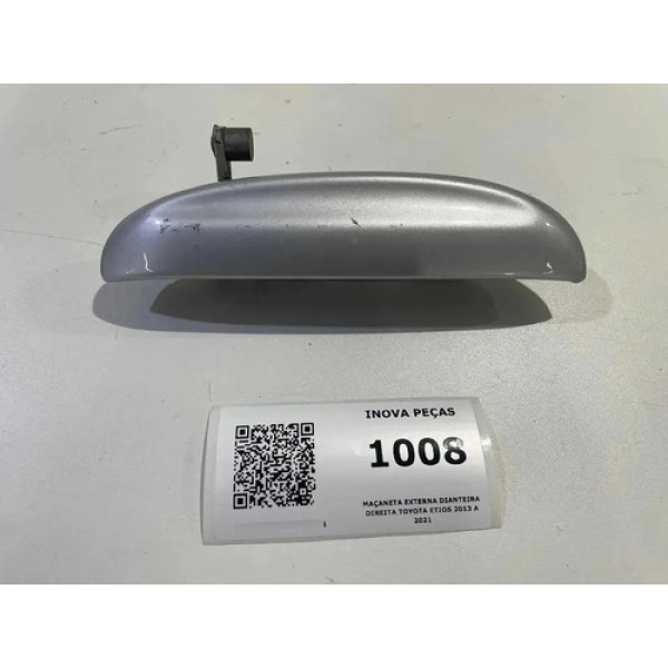 Maçaneta Externa Dianteira Direita Toyota Etios 2013 A 2021 Prateado Dianteira