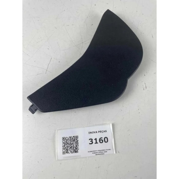 Acabamento Esquerdo Painel Nissan Livina 2009 68499az60a Preto