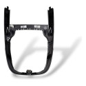 Moldura Alavanca Câmbio Onix Prisma 2016/2019 Prata Lisa