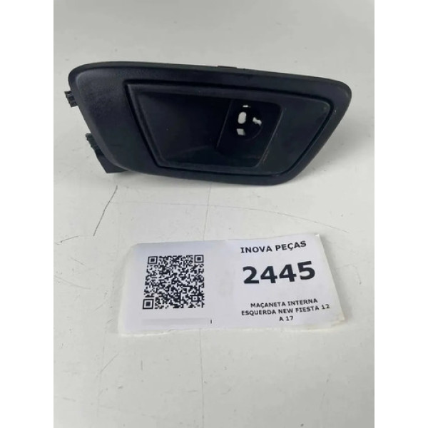 Maçaneta Interna Esquerda New Fiesta 12 A 17 Branco Dianteira/traseira
