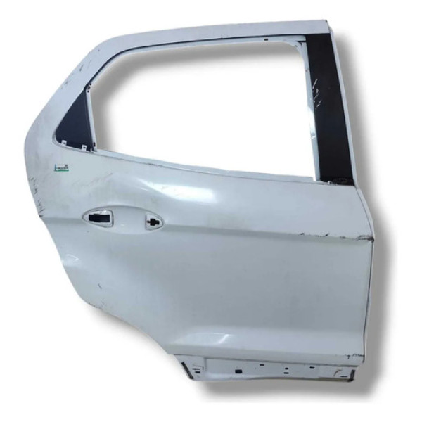 Porta Traseira Direita Ford Ecosport 2013 2019 Amassada Traseira Direito Branca
