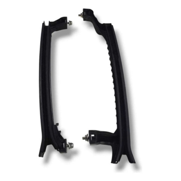 Par Guia Vidro Traseiro Esquerdo Fiat Fastback 2021 2024 Preto