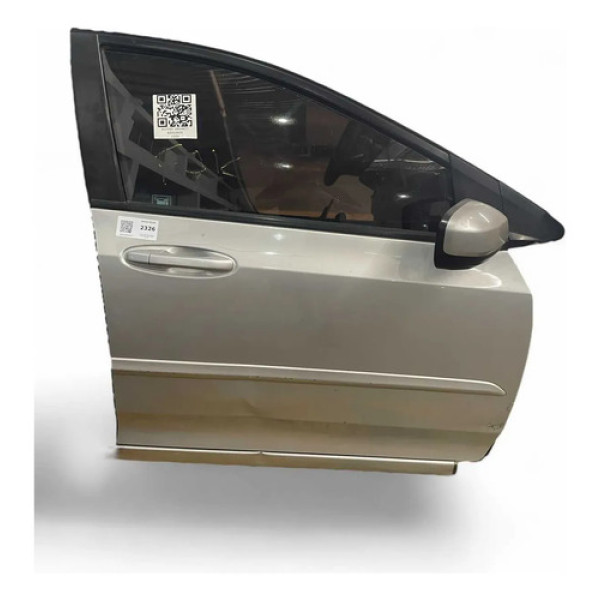 Porta Dianteira Direita Honda City 2010 A 2014 Pelada Dianteira Direita Prateado