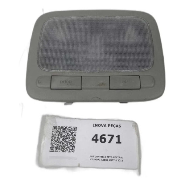 Luz Cortesia Teto Central Hyundai Azera 2007 A 2011 
