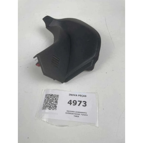 Moldura Acabamento Inferior Painel Toyota Yaris  Prateado Listras