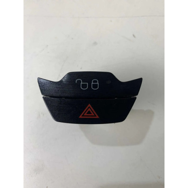 Botão Trava Destrava Pisca Alerta New Fiesta 2014 A 2018 Branco