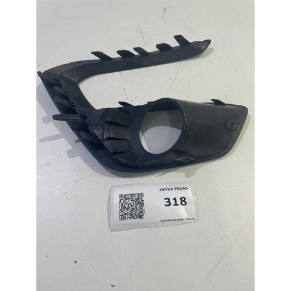 Moldura Esquerda Farol De Milha Ford Ka 2018 A 2022 Prateado Esquerdo