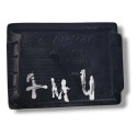 Tampa Falsa Painel Gm S10 Blazer 2001/11 93288547 Prata Listras