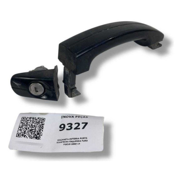 Maçaneta Externa Porta Dianteira Esquerda Ford Focus 2009 14 Preto Dianteira