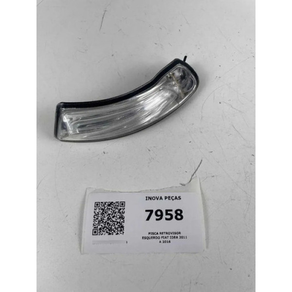 Pisca Retrovisor Esquerdo Fiat Idea 2011 A 2016 Cinza