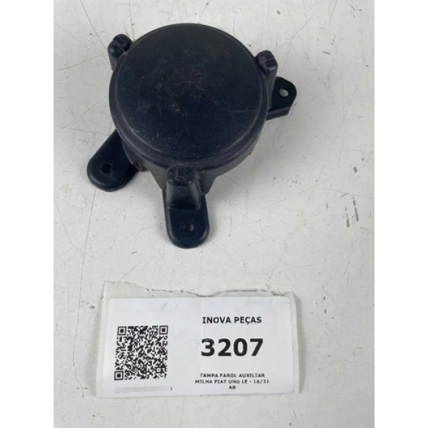 Tampa Farol Auxiliar Milha Fiat Uno Le - 16/21 Ab Preto Esquerdo