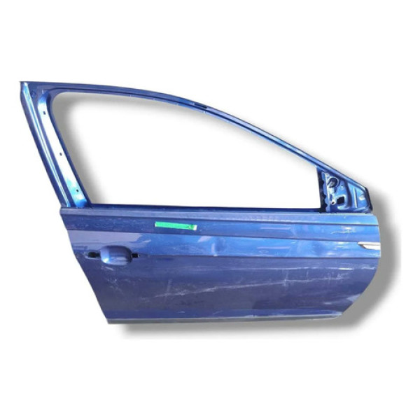 Porta Dianteira Direita Volkswagen Nivus 2019 2022 Detalhe Dianteira Direito Azul