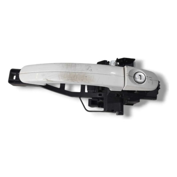 Maçaneta Externa Dianteiro Esquerdo Ford Focus 2013 2015 Branco Dianteira
