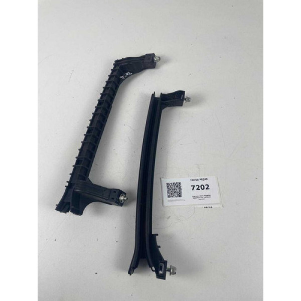 Par Guia Vidro Traseiro Esquerdo Fiat Fastback 52045904 Preto