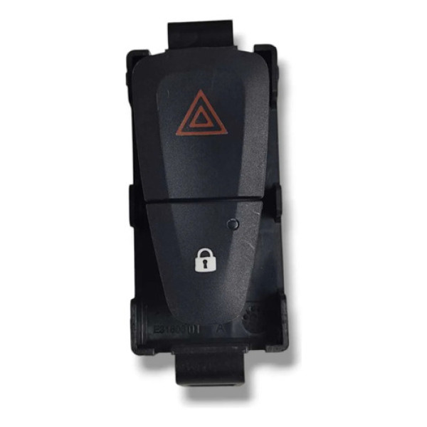 Botao Pisca Alerta Renault Sandero 2016 Preto