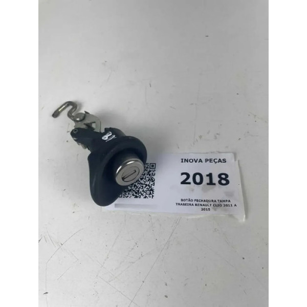 Botão Fechadura Tampa Traseira Renault Clio 2011 A 2015