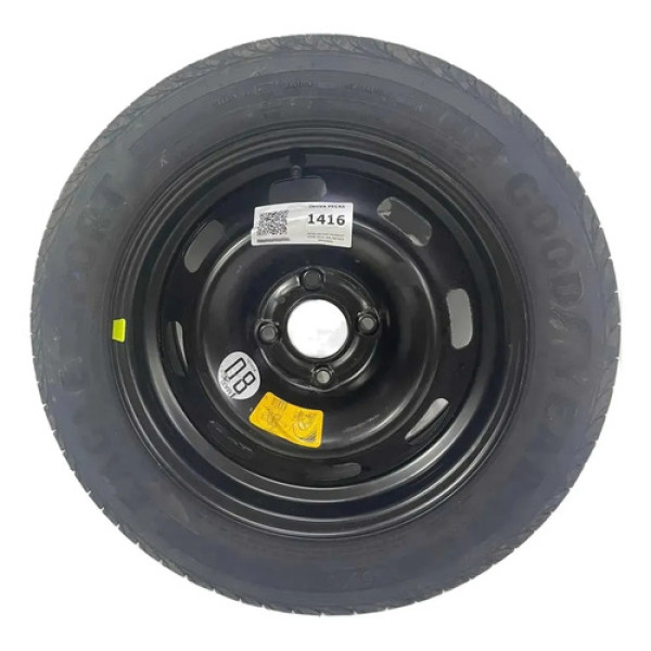 Roda Estepe Peugeot 2008 2020 185/60 R15 Original Preto