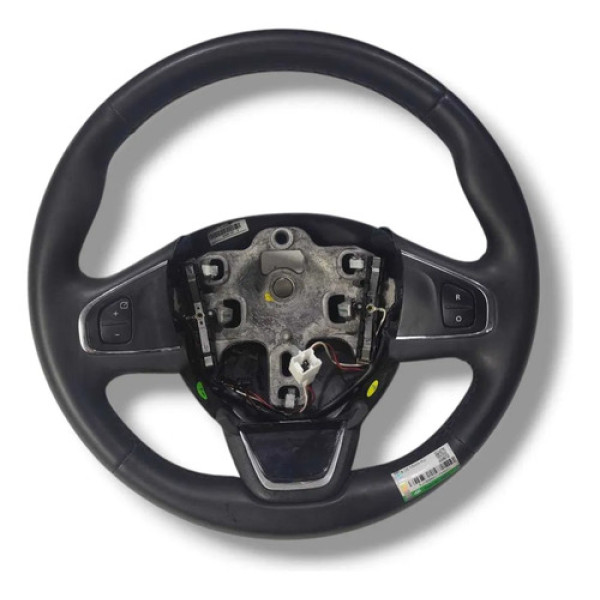 Volante Couro Renault Captur Com Comando 2018 2020 Preto