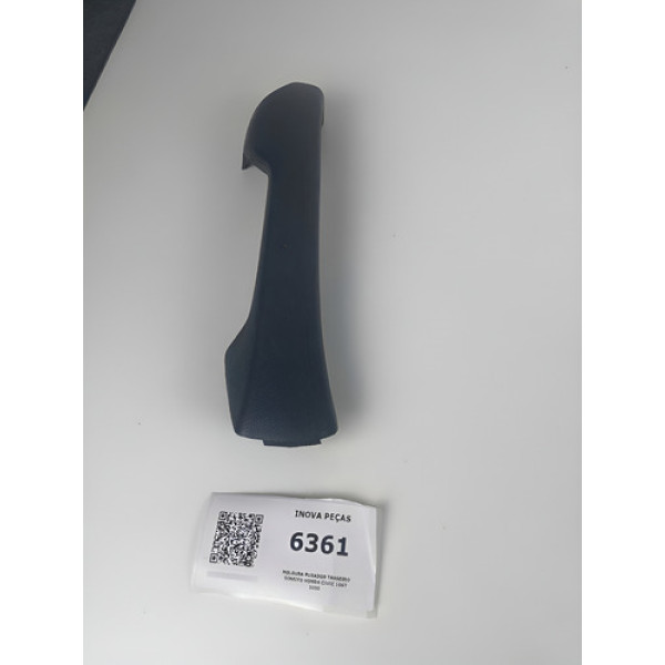 Moldura Puxador Traseiro Direito Honda Civic 1997 2000  Prateado