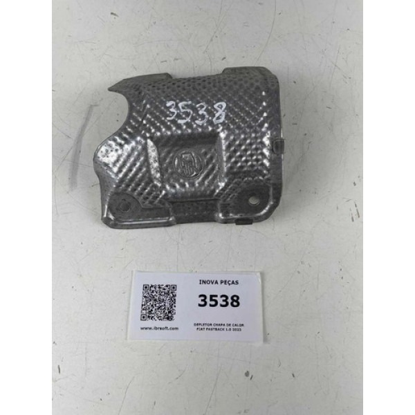 Defletor Chapa De Calor Fiat Fastback 1.0 2023 Preto