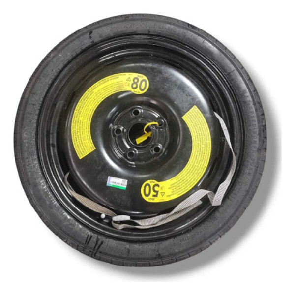 Pneu Estepe Volkswagen Jetta 2020 2021 2022 T125 / 70 R18 Branca