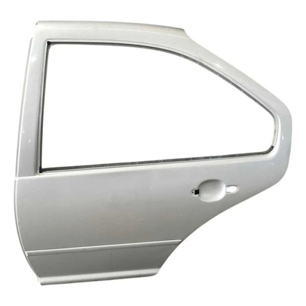 Porta Traseira Esquerda Vw Bora 2008 2012 Pelada Traseira Esquerdo Prata