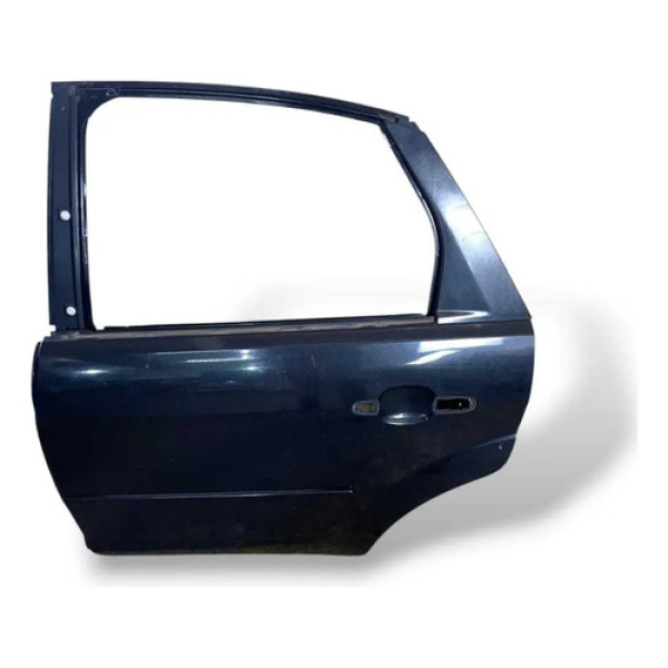 Porta Traseira Esquerda Ford Focus Sedan 2009 2013 Pelada Traseira Esquerdo Preto