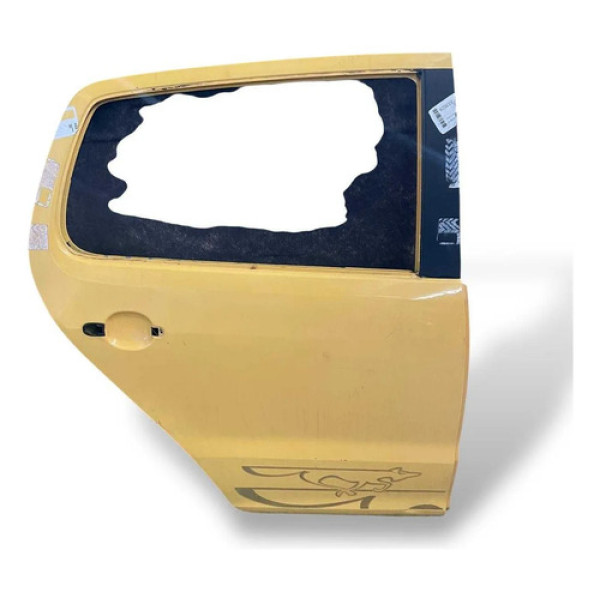 Porta Traseira Direita Vw Fox 2006 2010 Pelada Traseira Direita Amarelo