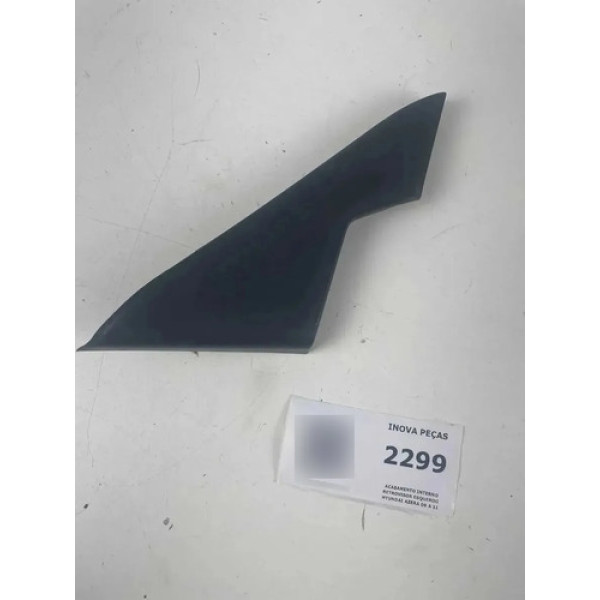 Acabamento Interno Retrovisor Esquerdo Hyundai Azera 09 A 11 Preto